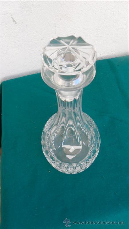 Botellas antiguas: botella de cristal de licor - Foto 2