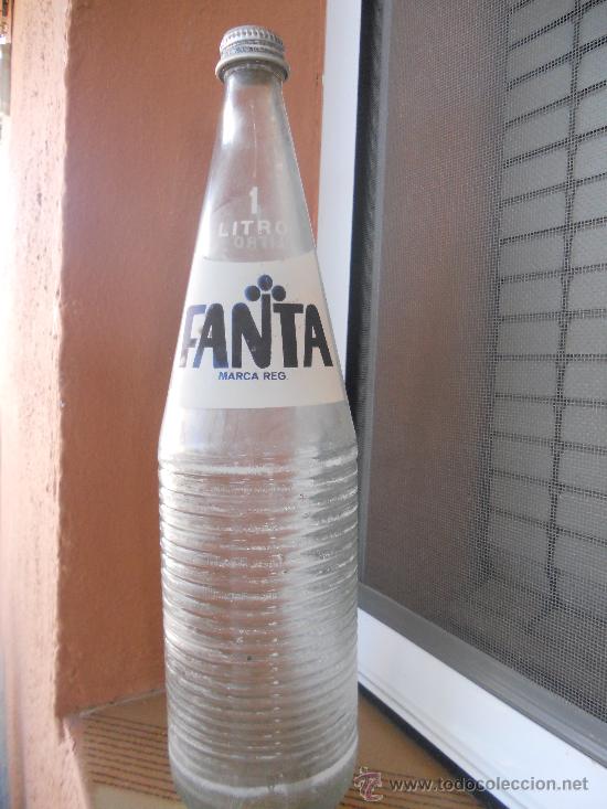 Botellas antiguas: ANTIGUA BOTELLA DE FANTA. - Foto 1