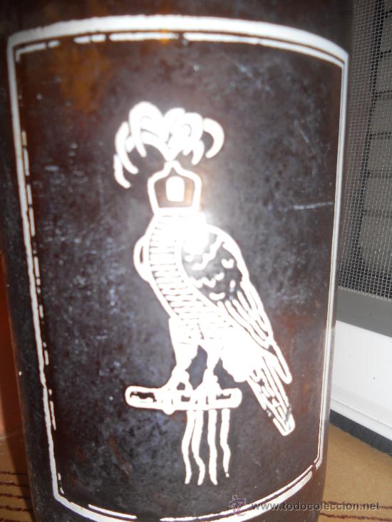 Botellas antiguas: ANTIGUA BOTELLA DE CERVEZ EL AZOR.1 LITRO - Foto 2