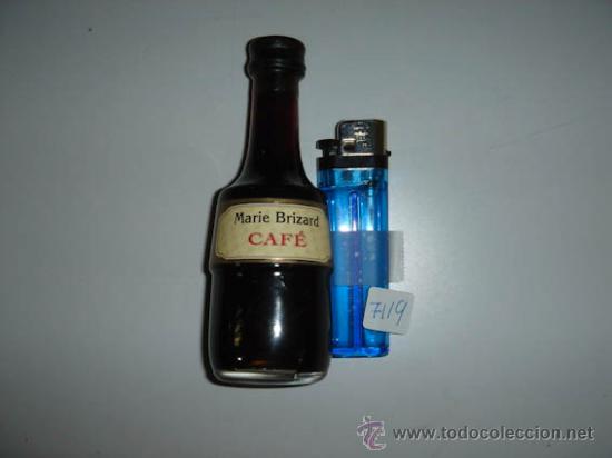 Botellas antiguas: Botell&iacute;n de licor de Caf&eacute; de MARIE BRIZARD. - Foto 1