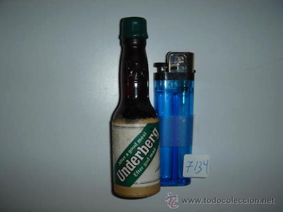 Botellas antiguas: Botell&iacute;n de UNDERBERG. - Foto 1