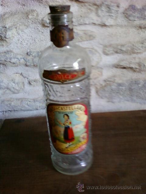 Botellas antiguas: BOTELLA DE AN&Iacute;S LA CASTELLANA - Foto 1