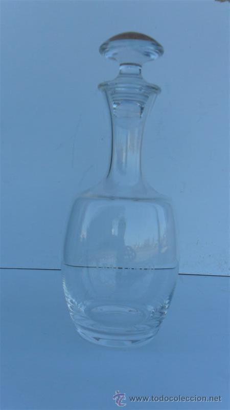 Botellas antiguas: botella de cristal de licor - Foto 1