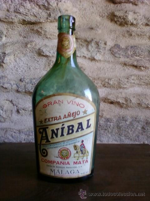 Botellas antiguas: BOTELLA AN&Iacute;BAL - Foto 1