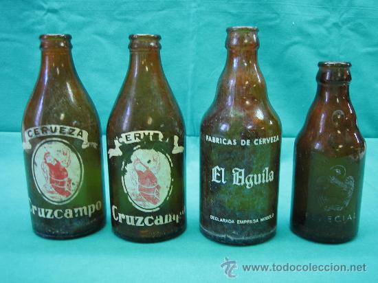 Botellas antiguas: Botellas de cerveza - Foto 1