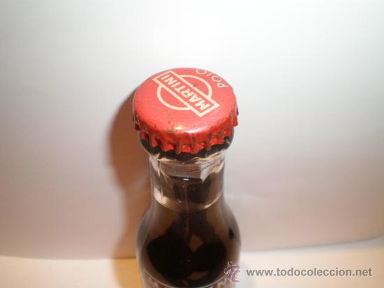 Botellas antiguas: ANTIGUO BOTELLIN DE MARTINI - SIN ABRIR - Foto 2