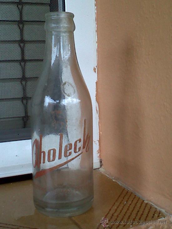 Botellas antiguas: BOTELLA DE CHOLECK. - Foto 1