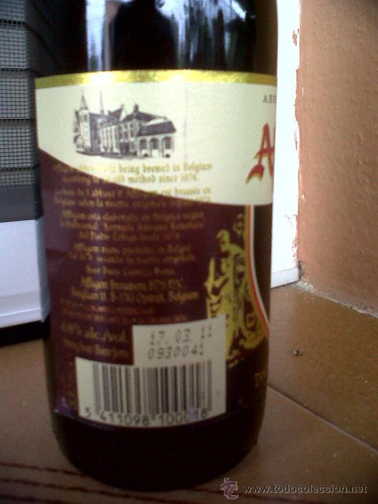 Botellas antiguas: BOTELLA DE CERVEZA AFFLIGEM- 330 ML. - Foto 3
