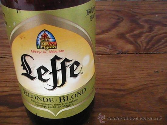 Botellas antiguas: BOTELLA DE CERVEZA LEFFE . 33 CL. - Foto 2