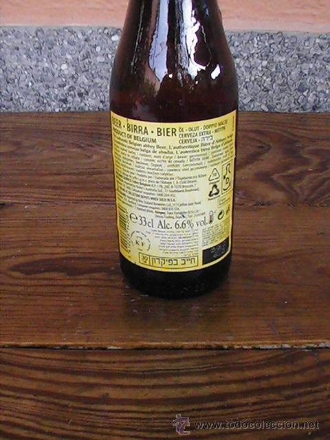 Botellas antiguas: BOTELLA DE CERVEZA LEFFE . 33 CL. - Foto 3