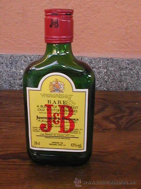 Botellas antiguas: BOTELLA DE J.B. 20 CL. - Foto 1