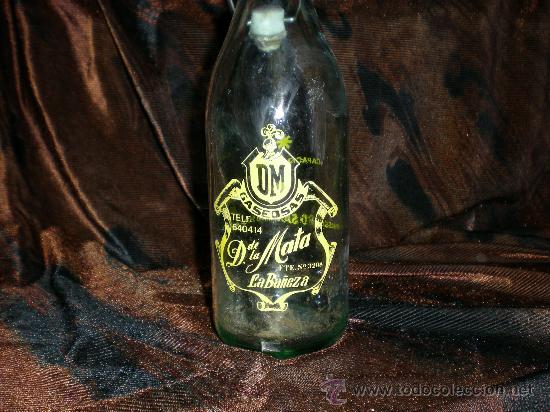 Botellas antiguas: BOTELLA GASEOSA D.M. - Foto 1