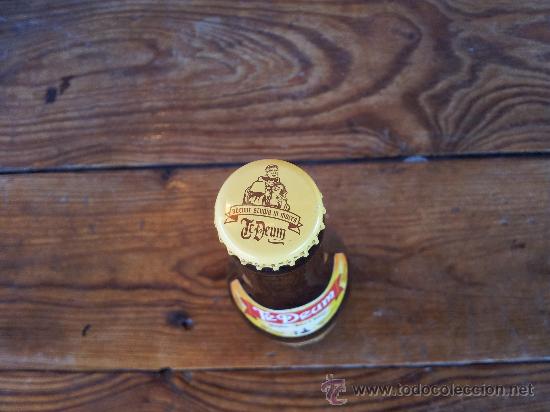 Botellas antiguas: BOTELLA DE CERVEZA TE DEUM, 33 CL. - Foto 3