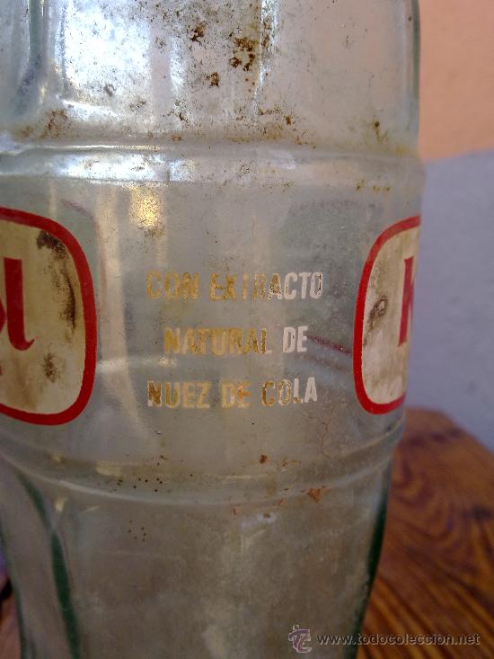 Botellas antiguas: BOTELLA DE KASCOL, SERIGRAFIADA . 1 LITRO. - Foto 3