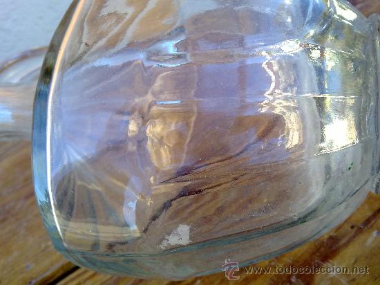 Botellas antiguas: BONITA BOTELLA DE CRISTAL - Foto 2
