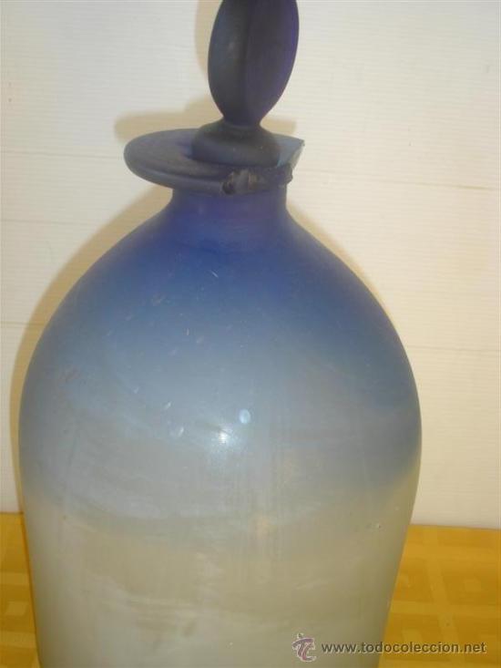 Botellas antiguas: botella de cristal opalino - Foto 2