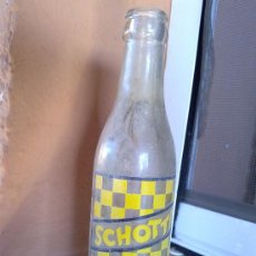 Botellas antiguas: BOTELLA SE SCHOTTIS. SERIGRAFIADA.