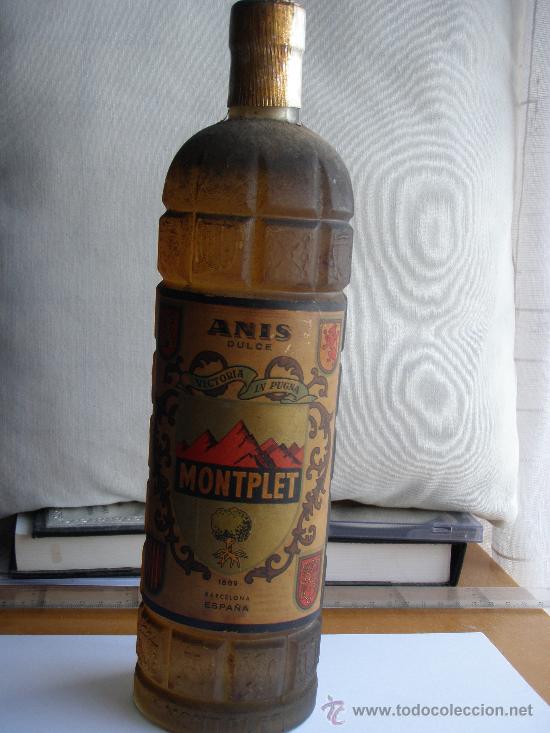 Botellas antiguas: Anis Montplet - Antigua - - Foto 9