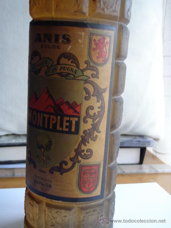 Botellas antiguas: Anis Montplet - Antigua - - Foto 11