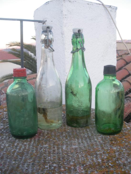 Botellas antiguas: LOTE DE AGUA OXIGENADA FORET. - Foto 1