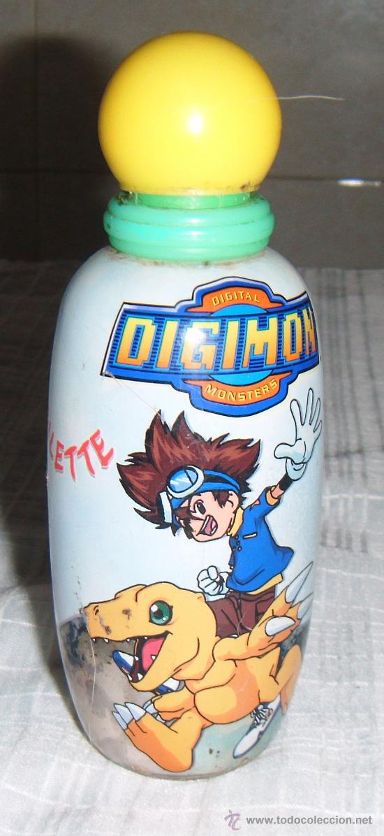 Botellas antiguas: botella colonia Digimon (monsters) - Foto 1