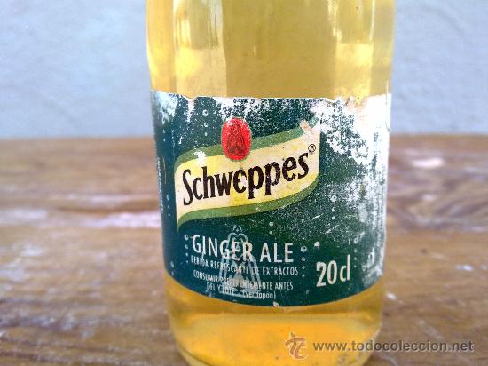 Botellas antiguas: botella schweppes gingeale, 20 cl. - Foto 2