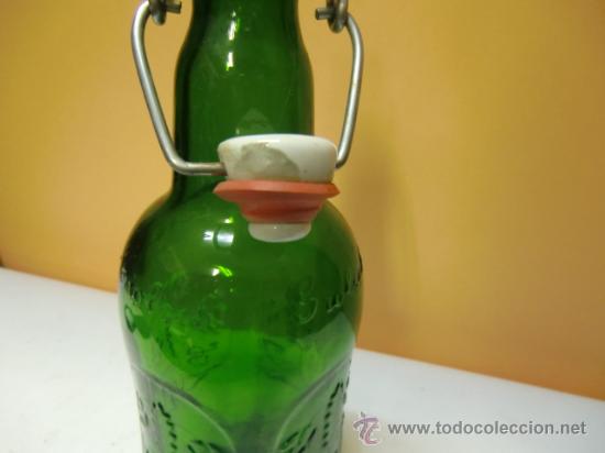 Botellas antiguas: Botella de cristal marca Grolsch - Foto 3
