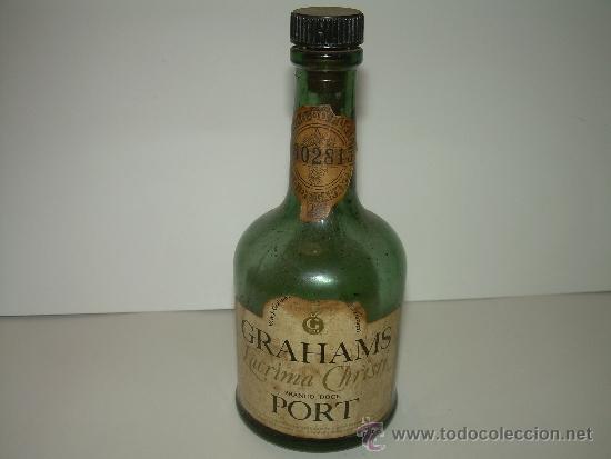 Botellas antiguas: BOTELLA DE CRISTAL VACIA.......GRAHAMS. - Foto 2