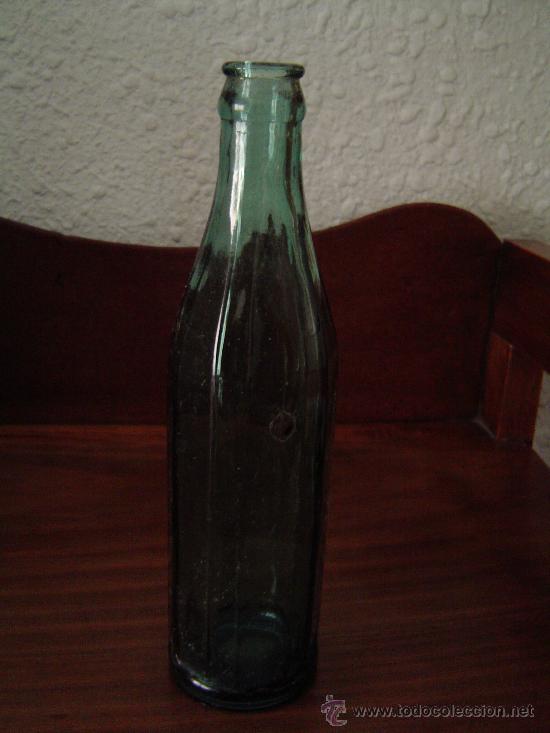Botellas antiguas: Botella de refresco- gaseosa,sin marca. - Foto 1