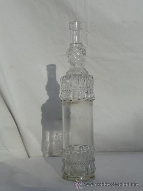 Botellas antiguas: LOTE DE 4 BOTELLAS DE CRISTAL. - Foto 5