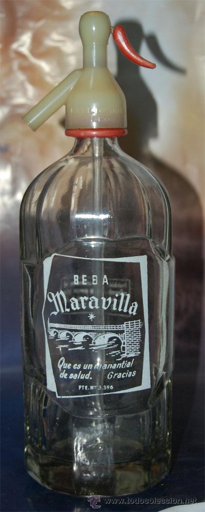 Botellas antiguas: SIF&Oacute;N MARAVILLA - Foto 1