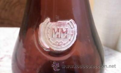 Botellas antiguas: Antigua botella de FERROQUINA. - Foto 2