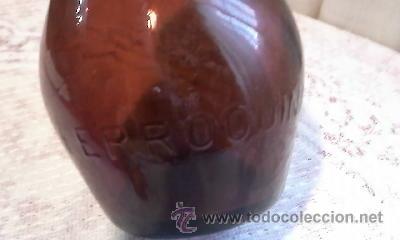 Botellas antiguas: Antigua botella de FERROQUINA. - Foto 3