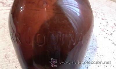 Botellas antiguas: Antigua botella de FERROQUINA. - Foto 5