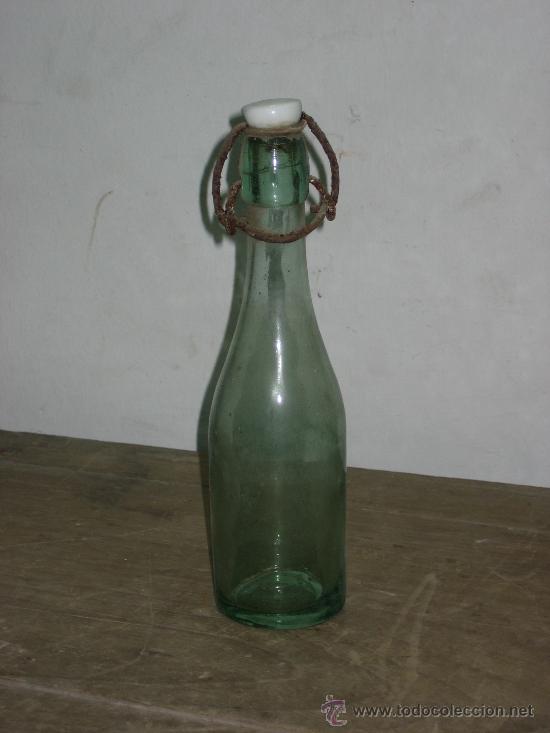 Botellas antiguas: BOTELLA DE SODA PRIMERA MITAD S XX - Foto 1