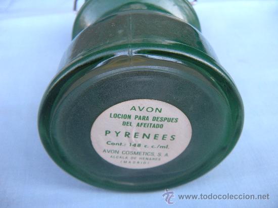 Botellas antiguas: BOTELLA DE COLONIA AVON CON FORMA DE FAROL QUINQUE - Foto 2