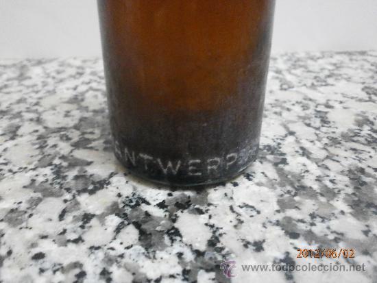 Botellas antiguas: BOTELLA MARTIN ANTWERP  LETRAS EN RELIEVE CERCA DE LA BASE - Foto 2
