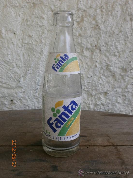 Botellas antiguas: BOTELLIN  FANTA LIMON - Foto 1