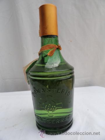 Botellas antiguas: BOTELLA DE AROMAS DEL MONTSERRAT. - Foto 3