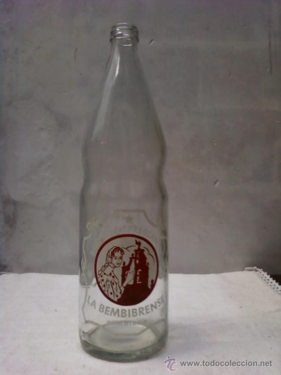 Botellas antiguas: BOTELLA DE GASEOSA LA BEMBIBRENSE - Foto 1