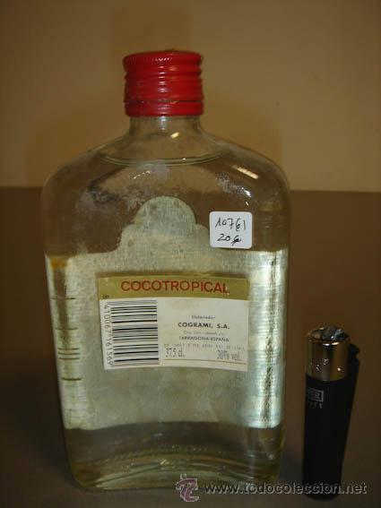 Botellas antiguas: bols coco tropical - Foto 3