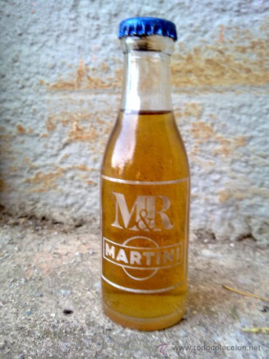 Botellas antiguas: botella de martini. - Foto 1