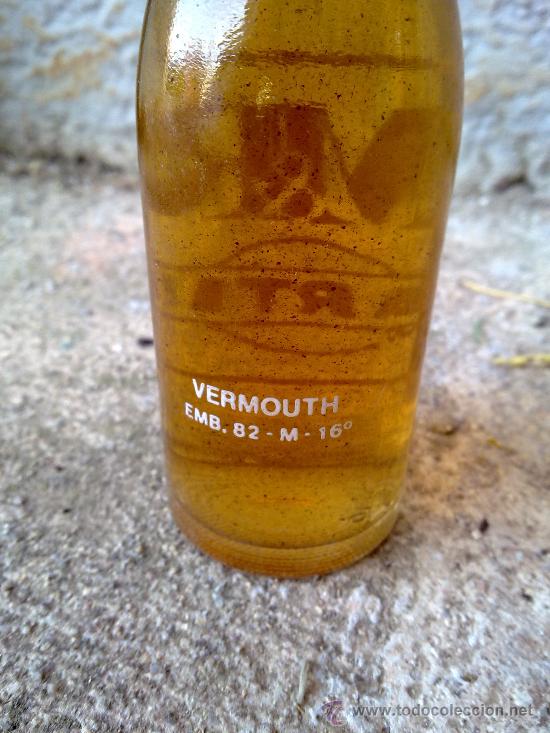 Botellas antiguas: botella de martini. - Foto 3