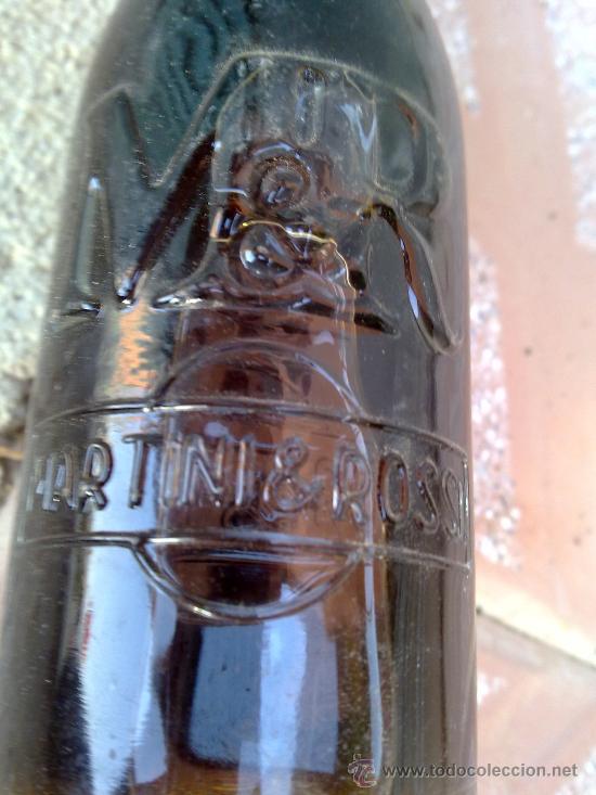 Botellas antiguas: botella de martini. - Foto 3