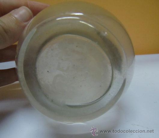 Botellas antiguas: Botella de cristal con el cuello alargado - Foto 3