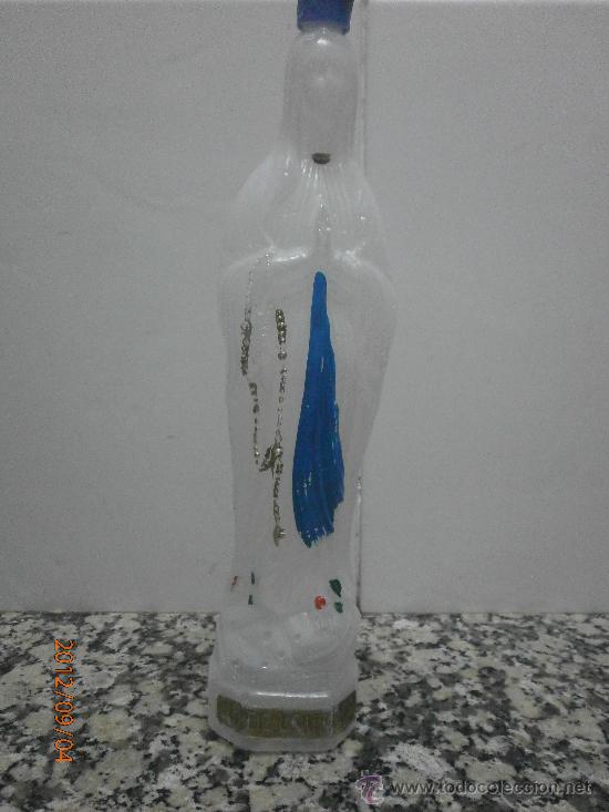 Botellas antiguas: BOTELLA PLASTICO VIRGEN DE LOURDES - Foto 2