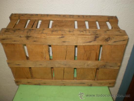 Botellas antiguas: ANTIGUA CAJA MADERA - Foto 5