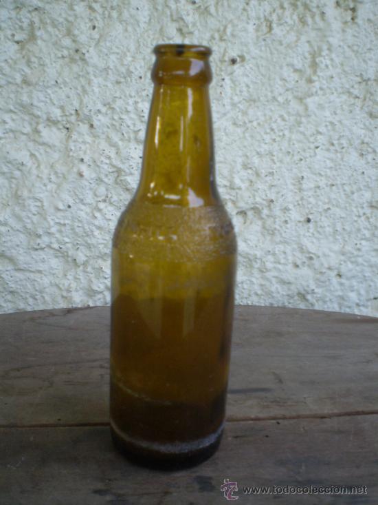 Botellas antiguas: BOTELLA CERVEZA MORITZ  LETRAS EN RELIEVE EN EL CUELLO - Foto 1