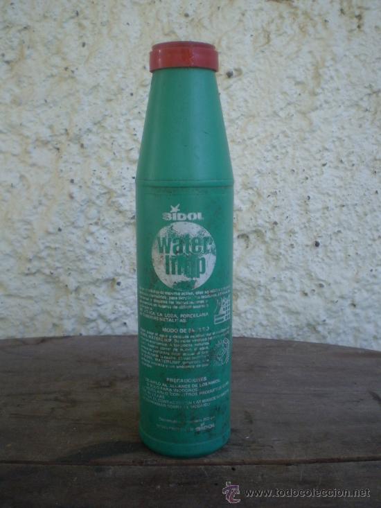 Botellas antiguas: BOTELLIN SIDOL PLASTICO  VACIO - Foto 2