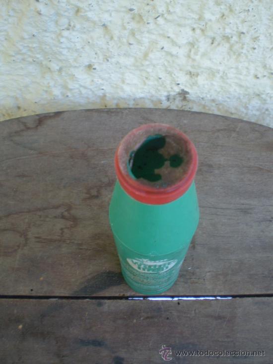 Botellas antiguas: BOTELLIN SIDOL PLASTICO  VACIO - Foto 3